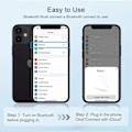 Miniatyrbilde 3 av 5: Kablede hodetelefoner for iPhone, hodetelefoner med ledning, ørepropper*QN