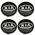 Miniatyrbild 1 av 3: QD-4-pack Svarta Kia Bilhjul Centrumkåpor Navkapslar 60mm 4-pack för P