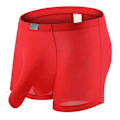Miniatyrbild 1 av 4: Mjuka, Andningsbara Underkläder för Män, Boxershorts, Enfärgad{F2} L