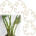 5 st växtstöd Monstera växtstöd inomhus blomklättring krukväxter krukväxt klätterhållare tillbehör (bladstil)(f2)