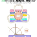 Miniatyrbillede 5 af 5: iPad 9./8./7. generations etui, iPad 10.2 etui 2021/2020/2019 med penholder, stativ, håndtag og skulderrem zenrich stødsikkert etui til