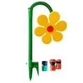 Crazy Daisy Vannspreder – med dobbel piggbase – for hunder og barn – stabil Yellow