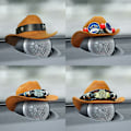 Miniatyrbillede 2 af 10: Passer til Volvo Bauer hat cowboy hat serie audio center dekoration S60/90/XC60 bilinteriør{f577}