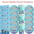 Miniatyrbilde 1 av 4: Disney Stitch Design Bursdagsfest Dekorasjoner Servietter Pappkopper Tallerkener Gutter Jenter Baby Shower Engangs Servise Tilbehør