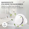 Miniatyrbillede 2 af 3: 100mm Luftudsug 130m/h 20w, Med Tilbageklapventil Høj Luftstrøm Udstødningsventilator, Energieffektiv, Til Badeværelse, Køkken, Toiletter, Drivhus, Telte (4 Tommer