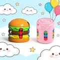 Handhållen Hamburgerpussel - Roterande Kub Fidget Leksak Hamburger+Can