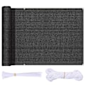 Miniatyrbillede 1 af 5: Balkonbeskyttelse Privatlivsbeskyttelse Sort Sort Sort Black Black