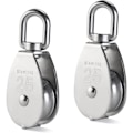 Miniatyrbild 1 av 3: 2-pack 25 mm enkel block, M25 rulle, last 400 kg