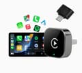2-i-1 Trådlös CarPlay-adapter och Trådlös Android Auto-adapter - Smart Mini Box USB-dongel med Plug & Play och Snabb WiFi-anslutning
