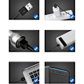 Pikkukuva 3 / 5: Auton USB Sähkötuuletin 12V24V Jäähdytys Ajoneuvolle - Yksipäinen Imu Kuppi (Yksi Kappale){f2}