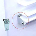 Pikkukuva 4 / 5: 8 metallikiinnikkeen sarja, hopeiset sälekaihdinkiinnikkeet, sälekaihdinpidikkeen korvausosat, vaakasuuntaiset sälekaihdinkiinnikkeet ruuveilla vaakasuuntaisiin sälekaihtimiin [db]