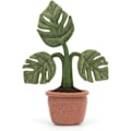 Miniatyrbild 3 av 8: Jellycat Amuseables Krukväxt Monstera Gosedjur, 43 cm - Växtplysch - Rolig Inredning & Gåva{F2}