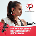 Pikkukuva 2 / 4: X1 Bluetooth-kuulokkeet Langattomat kuulokkeet niskapannalla Korvakoukku-kuulokkeet Urheilukuulokkeet mikrofonilla Vedenpitävät basso stereomusiikki kuulokkeet