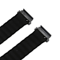 Miniatyrbillede 2 af 8: Magnetisk urrem justerbar hurtig spænde silikone urrem 20 mm passer til Garmin Fenix 7S 6S 5S sort{F2}
