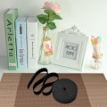 Miniatyrbild 5 av 5: 6 m långt platt resårband: 6 m-sömnad-40 mm brett-svart{F2}