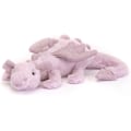 Miniatyrbilde 1 av 3: Jellycat Snødrage Kosedyr, Enorm 66 cm - Mytisk Plysjleketøy - Klassisk Barnegave{f198}