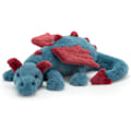 Miniatyrbild 1 av 6: Jellycat Snödrake Gosedjur, Enorm 66 cm - Mytisk Plyschleksak - Klassisk Barngåva{f197}