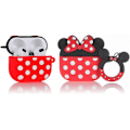 Pikkukuva 1 / 5: Airpods 3. sukupolven 2021 malliin suunniteltu istuvuus, Silikoninen sarjakuva söpö suojakotelo iskunkestävä suojus Airpods 3:lle Minnie{F2] Minnie standard