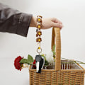 Miniatyrbilde 3 av 6: Boho Nøkkelring Håndlaget Nøkkelring Håndleddsstropp Nøkkelring Håndleddsstropp for Nøkler Søt Tusenfryd Nøkkelring for Kvinner