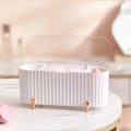Miniatyrbillede 3 af 7: Desktop Kosmetik Opbevaringsboks Støvtæt{F2} white