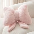 Dekorativ Fluga Prydnadskudde Mjuk Kuddfodral För Soffa Sovrum Vardagsrum - Rosa Vit Svart pink 15.75inch（40cm）