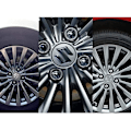 Pikkukuva 3 / 5: 4 x 54 mm pyörän navan suojukset Suzuki Swift Sport SX4 -malleihin, auton navan suojus, tunnus, pölysuoja, ruostumattomat koristetarvikkeet