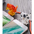 Miniatyrbilde 2 av 5: USB-kabel Morsom Pulehund Lader For Iphone Og Mer, Bevegelig Flekket Hund Hurtiglader USB-kabel
