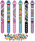 Dots Armband 6st, Byggklossar Armband för Barn, Dots Byggleksaker Kit För