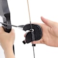 Miniatyrbillede 4 af 5: Buebeskyttelse Armbeskytter Buefingerfane Fingersæt Justerbare Stropper Bueskydningsarmbeskytter