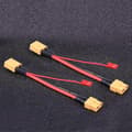 2 stk./sæt XT60 hun til XT60 han & JST han-stik adapterkabel RC tilbehør