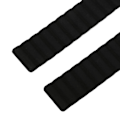 Miniatyrbillede 4 af 8: Magnetisk urrem justerbar hurtig spænde silikone urrem 20 mm passer til Garmin Fenix 7S 6S 5S sort{F2}