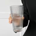 Glasmugg 600ml – Dricksglas för Juice Kaffe Kalla Drycker Återanvändbar Dryckesmugg