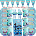 Miniatyrbilde 2 av 4: Disney Stitch Design Bursdagsfest Dekorasjoner Servietter Pappkopper Tallerkener Gutter Jenter Baby Shower Engangs Servise Tilbehør