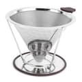 Miniatyrbild 2 av 8: Kaffefilterhållare i rostfritt stål Mesh Tratt 1-6 Koppar Köksredskap{f2}