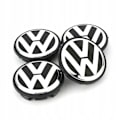 Miniatyrbillede 2 af 8: 4-pak - Volkswagen VW hjulkapsler / hjulkapsel emblem - sølv - perfekt sølv - WELLNGS Sølv Silver 65mm