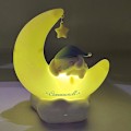 Miniatyrbillede 2 af 5: Sanrio Måne LED Lampe Anime Kuromi Cinnamonroll Kawaii Tilbehør Ornament Skønhed Soveværelse Natlys Sengebord Indretning[f2] Cinnamoroll with box