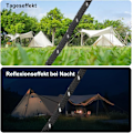 Miniatyrbillede 5 af 7: Spændingsreb med rebstrammer, 4m rebspærrebånd, reflekterende teltreb med strammer, krog, Ø 4mm justerbart reb til campingteltlampe{F2}
