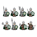 Miniatyrbillede 2 af 4: 8 stk./sæt Til Ringenes Herre Rohan Ridder Byggeklodser Soldater Figurer Game of Thrones