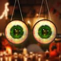 2 STK Halloween LED Lysende Øjeæble Hængende Dekorationer, Lysende Vindues- og Festpynt FGGP024S