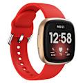 Pikkukuva 2 / 5: Fitbit Versa 4/Sense 2 -rannekoru silikonia, punainen 16