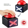 Svarsknapp Spel – Frågesportsbuzzer med Ljud för Klassrumsutbildning, Partyspel, Interaktiv Leksak