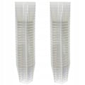 Miniatyrbilde 2 av 4: Firkant Plastbeger - 120 ml - 50 stk Transparent