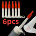 Reserve røde dyse skruelåg - 3/6/12/24 pak, reservedele 6pcs
