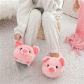 Miniatyrbild 7 av 8: Damtofflor Söta Gristofflor Tecknade Tofflor Djurtofflor Varma Tofflor{F2} Pink B