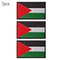 Miniatyrbild 1 av 11: 3X Palestina Broderad Flagga Patch Stryk/Sy På Kläder Palestina{HH}