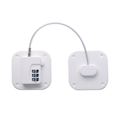 Miniatyrbillede 3 af 10: Skabslås Køleskabslås (1 nøgle) hvid[f2] white Coded Lock