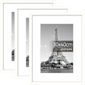Miniatyrbild 1 av 7: 3-pack Fotoramar A4, Fotoramar Barnteckningar A4, Fotoram Svart för Foton, Bilder, Affischer white 21*29.7cm