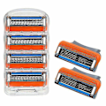 Miniatyrbilde 3 av 4: 16 stk 5-blads barberbladkassetter Menn Pleie For Gillett{F2}