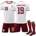 VM 2026 Spanien Udebane Børn Voksen Fodboldtrøje Nr. 19 Yamal(F2) 20