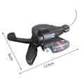 Miniatyrbillede 5 af 5: SL-M310 Gearskifter Aluminium Legering Cykling 3x8 Gearskifter Til MTB Cykel 8 Speed Right